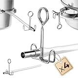 KADAX Silikonschlauch für Dampfentsafter, 4 Stück, transparenter Ersatzschlauch aus Silikon für Fruchtentsafter & Entsafter