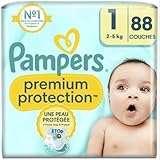 Pampers Premium Protection - Größe 1-88 Windeln (2-5 kg)