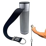 OAP Armwrestling PRONATOR TOOL I Trainingsgerät für Kabelzug/Loading PIn I 100% Made in Germany I Kraftstation I Hand & Fingertrainer I Unterarmtrainer I Griffkraft (Silber/Schwarz, Fat ⌀ 60 mm)