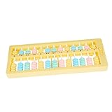 Milisten Abakus Banken Für Abakus Perlen Pädagogische 13 Säulen Stäbe Abakus Werkzeuge Zählwerkzeuge Pädagogische Abakus Perlen 13 Säulen Zählrahmen Gelb