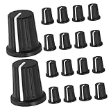 Supvox 20 Stück Ergonomischer Lautstärkeregler mit Plattenblumen Griff für Dj Controller und Audiomischpulte Präzise Lautstärkeregelung und Installieren