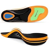 Ailaka Arbeitsschuheinlagen für ganzen Tag Stehen, Einlagen mit hoher Fußgewölbestütze für Männer und Frauen, bequeme Polsterung mit stoßdämpfender Ortheseinsätze für Plattfüße und Fersensporn