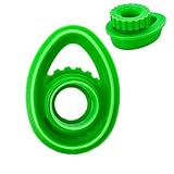 Plätzchenausstecher Eierform | Teigpressform Für Plätzchen,Kleine Backformen Für Desserts, Drückbare Teigprägeformen Für Kekse Und Mousse