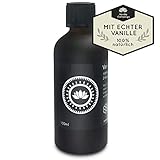 Vanilla Campaign® Premium Vanille Extrakt, Ohne Zucker mit Alkohol, Aus echten Vanilleschoten, naturbelassen, vegan, fairtrade (100ml)