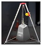 Hochleistungs-Rettungsset mit Seilwinde, Fallschutzausrüstung, Sicherheitsstativ für enge Räume, industrielle Hebe- und Rettungsausrüstung, kompakt und tragbar