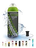 FreeWater Trinkflasche, 700ml, Biker anthrazit/grün: schadstofffrei, spülmaschinengeeignet, auslaufsicher, langlebig