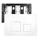 Tyafzzn Druckplatte Betätigungsplatte, Betätigungsplatte für Wc Element, Doppelspülung,Vorwandelement für Geberit Spülkasten UP300 320, Spülkasten Ersatzteile, 2-Mengen-Spülung