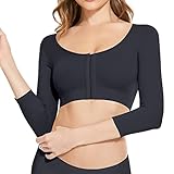 KSKshape Damen Arm Shaper Former Figurformende Shapewear Post Chirurgisch Kompression Körperhaltung Buckel Korrektor Top,Schwarz,M