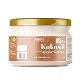 Bio Kokosöl MonteNativo - 200ml - Bio Kokosfett, Bio Kokosnussöl, Premium, Nativ und Naturrein, 1. Kaltpressung, Rohkostqualität - zum Kochen, Braten und Backen, für Haare und Haut