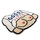 Badematte für Damen, waschbar, Badteppich, saugfähig, rutschfest, gute Haptik, Badewannenteppich für die Dusche