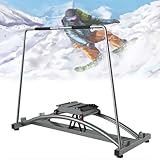 Heim-Skitrainer-Gerät, Body-Balance-Trainingsgerät, belastbar ca. 150 kg, Cardio-Track-Skigerät, Gesäßtrainingsgerät, Aerobic-Fitnessgeräte-Trainings-Skisimulator, für Anfänger