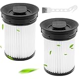 2 Stück Staubsaugerfilter für Miele Triflex HX1 & HX1 FSF Staubsauger, Ersatzfilter inkl. Innenvorfilter & Reinigungsbürste, Waschbarer Feinstaubfilter Zubehör Miele Triflex HX1 (Nicht für Facelift)