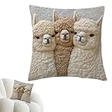 Couch-Kissenbezüge – 45,7 x 45,7 cm, Thema, dekorativ, quadratisch, für Zuhause, Bohemian-, Wohnzimmer, Schlafzimmer, Sofa, Couch, Bett, Terrasse, Haus, Herbst, Halloween