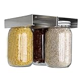 Fulenyi Aufbewahrungsregal für Einmachgläser, Aufbewahrungsregal für Einmachgläser, Küchenzubehör, einzigartiger Einmachgläserhalter, langlebiger Einmachglashalter