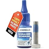 Everglue Schraubensicherung anaerob mittelfest normal demontierbar bis M36-Gewinde 22g Dosierflasche