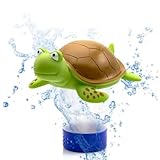 Chlorspender Cartoon Schildkröte einziehbar schnell schwimmender Pool Chlorspender Schwimmbad Zubehör