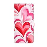 Handyhülle für Samsung Galaxy S6 Edge Hülle - PU Leder Klapphülle mit Mustermotiv, 2 Kartenfächern + Münztasche & Standfunktion | Magnetisch Stoßfest Liebe