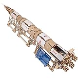 UGEARS NASA Saturn V Modellraketen-Bausatz - Modellbausätze für Erwachsene - 3D-Holzpuzzle zum Bau einer Weltraumfähre - Raketenraumschiff aus Holz 3D-Puzzle