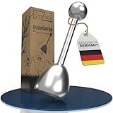 OpZack - 1x Premium Eierköpfer aus hochwertigem Edelstahl, Eierschneider/Eieröffner - super zeitsparend!
