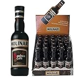Sambuca Molinari al Caffè – 25 Mini-Flaschen à 3 cl – Italienischer Kaffee-Anislikör aus Sternanis & Espresso – Intensiv, süß & aromatisch – Perfekt für Shots, Kaffee, Bar & Catering – 36% Vol.