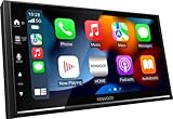 KENWOOD DMX7722DABS - 17,3 cm (6,8') Digital Media AV-Receiver mit Wireless CarPlay & Android Auto (4x50W, DAB+/UKW, BT, 3X Pre-Out 2,5V, USB, iPod/iPhone Control)