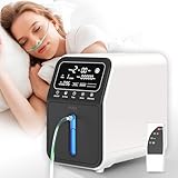 Sauerstoffkonzentrator Tragbarer, Sauerstoffgerät für Zuhause mit Sauerstoff und Vernebelung, Remote Sauerstoffgerät, Konzentration 1-9L/min 30%-90% Reinheit, für Zuhause Reisen, Seniorenfreundlich