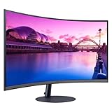 Samsung Curved S39C Essential Monitor S32C390EAU, 32 Zoll, VA-Panel, Full HD-Auflösung, Eco Saving Plus, integrierte Stereo Lautsprecher, 4 ms Reaktionszeit, Bildwiederholrate 75 Hz, Schwarz