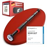 Klimmzugstange mit innovativer Gear-Lock Funktion | sicher & schnell ohne Schrauben im Türrahmen ansetzen | Indoor Pull Up Bar individuell anpassbar bis 90 cm | SPORTSTECH KS260 / KS270 inkl. eBook