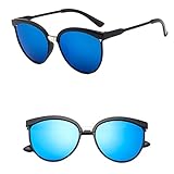 Men 's Womens retro Big Rahmen Vintage-Rapper Sonnenbrille Brille Blaulichtfilter Brille Damen Entspiegelt (D, One Size)