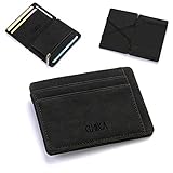 YITONGFU Slim Wallet,Cardholder Herren,magische Geldbörse,Credit Card Holder Wallet,Kreditkartenetui mit RFID-Schutz,Geldbeutel Herren mit Reißverschluss-Münzfach