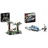 LEGO Star Wars Endor Speeder Chase Diorama-Set 75353 + Captain Rex Y-Wing Microfighter 75391, Geschenk für Männer und Frauen, Jungen und Mädchen, Fantasy-Geschenkidee für Kinder