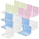 PEARL Masken Aufbewahrungsbox: 16er-Set Masken-Aufbewahrungs-Etuis, staubdicht und hygienisch, bunt (Masken Etui, FFP2 Aufbewahrungsbox, Mundschutz)