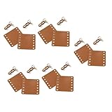 BESTonZON 5 Paare Fahrradgriff Lenkergriffe für Fahrräder Handgriffe Outdoor-Fahrradzubehör Mountain Bike Grips Fahrradlenkerabdeckungen Fahrradlenkern Anti-Rutsch-Griffe Leder Light Brown