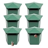 6 Stück Schnecken Fallen, Nacktschnecken Falle, Wiederverwendbare Plastik Bierschneckenfallen, Schneckenfallen für Den Garten, Schneckenfalle Bierfalle, Freundlicher Schneckenfänger mit Handschuhen