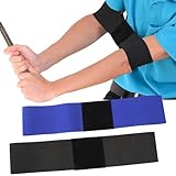 CATOR 2 Stück Golfschwung-Trainer-Hilfe, Anfänger-Schwingausrichtungskorrektur, Golfschwung-Trainingshilfe, Haltungskorrekturgürtel für Männer, Frauen, Kinder, Golfer, Anfänger