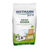 HEITMANN pure Reine Soda: Ökologischer Vielzweck-Reiniger für den Haushalt, Zugabe zu Spülmittel und Putzmittel, 1x 500g