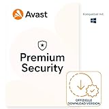 Avast Premium Security 2024 - Antivirenschutz für Windows | 1 Gerät | 1 Jahr | PC| Aktivierungscode per Email