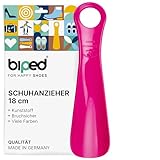 biped Schuhanzieher Kunststoff - 18 cm Schuhlöffel - deutsche Herstellung z2798(magenta)
