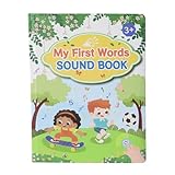 Erstes Englisch Wörter Buch mit Sound,Sprachbuch | Spielzeug Zum Englischlernen Mit Ton Für Kinder Vorschulalter Frühkindliche Sprachentwicklung
