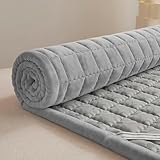 Tragbare Futon-Matratze, dicke aufrollbare Schlafmatte für Gäste, Bodenmatratze in voller Größe, ideal für Studentenwohnheime und Übernachtungen