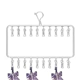 Sockenbügel, Sockenbügel zum Trocknen | Multifunktionale Sockenbügel - Sockenhalter mit Clips, tropffreier BH, Wäscheständer