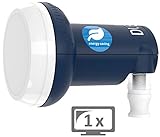 DUR-line Blue ECO Single Stromspar-LNB - 1 Teilnehmer - Premium-Qualität - [ Test SEHR GUT *] 1-Fach, digital, Full HD, 4K, 3D