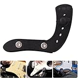 Ergonomischer E-Gitarren-Halter, Gitarrenbeinstütze, E-Gitarrenablage Gitarrenständer Fußhocker Beinständer Gitarrenfußhocker E-Gitarre Unterstützung Beinständer Gitarrenheber Mini-Größe (Schwarz)