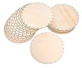 VBS XXL Peddigrohrböden 20 Stück Stärke 3mm Flechten Korb DIY Flechtboden Ø 17 cm