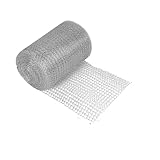 KIFSDLF 1 Rolle geflochtenes Edelstahlgeflecht Eichhörnchenabwehrmittel for den Außenbereich, Flexibles Tiersignal-Abschirmnetz for den Garten und das Haus(12.7cm x 10m 1 Roll)