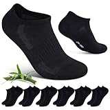 Cirorld Bambus Sneaker Socken Damen Herren 39-42 43-46, 6 Paar Atmungsaktive Kurze Socken, Antibakteriell und Geruchshemmend Sportsocken,Feuchtigkeitsaufnahme und Abgabe Laufsocken
