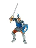 Bullyland 80764 - Spielfigur Kampfbereiter Schwertkämpfer in blauer Rüstung, ca. 11,5 cm, detailgetreu, PVC-frei, ideal als kleines Geschenk für Kinder ab 3 Jahren