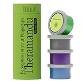 theramandu Therapie-Knet-Set (je 85 g) – Handknete Physiotherapie für Kinder und Erwachsene, sensorischer Stressabbau & Handmuskelstärkung, Übungstherapie, 4 verschiedene Widerstände, 4 Stück