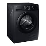 Samsung Wärmepumpentrockner, 9 kg, EEK: A+++, AI Wäschetrockner mit WiFi-SmartThings-App, LED-Display, Hygiene-Programm, Air Refresh, Knitterschutz, Schwarz, DV90DG52A0ABEG