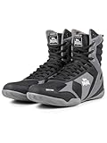 Lonsdale Unisex Heskin Boxschuhe, Black/Grey/White, 44 EU